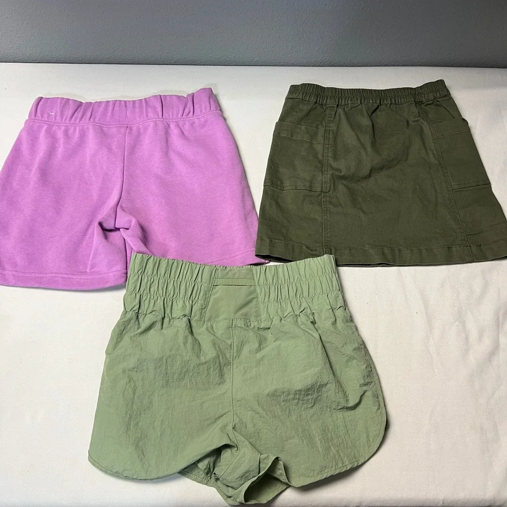 Lot of 3 Nike‎ Copper Key gb Girls Shorts Skirt Bundle Athletic Casual Size M
